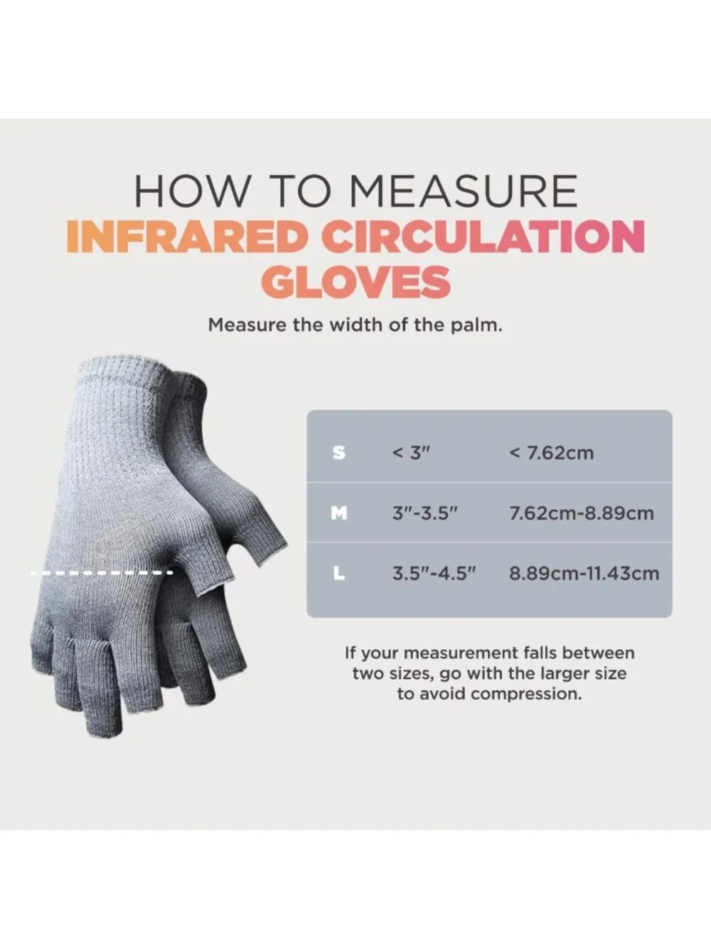 Comfortable Fingerless Circulation Gloves for Arthritis Relief & Joint Support